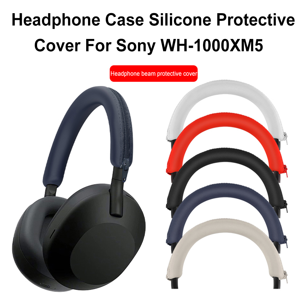 Sony Headphone Wh-1000Xm5 - Funda de silicona para auriculares, Protector