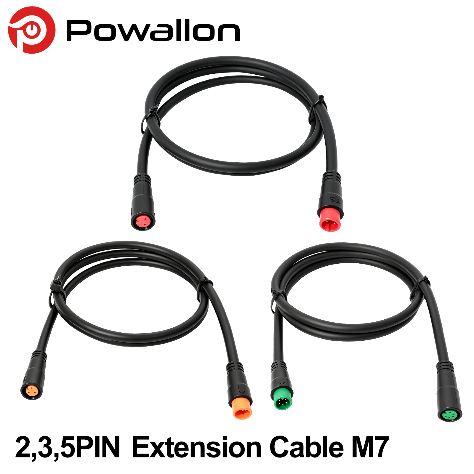 Cable Extension 3.5 - Conector de Enchufe de 2/3/5 Pines