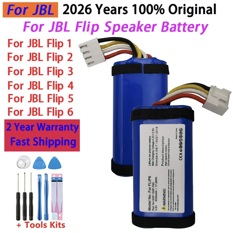 Jbl Speaker Flip 6 - Batería 100% Original para Altavoz JBL