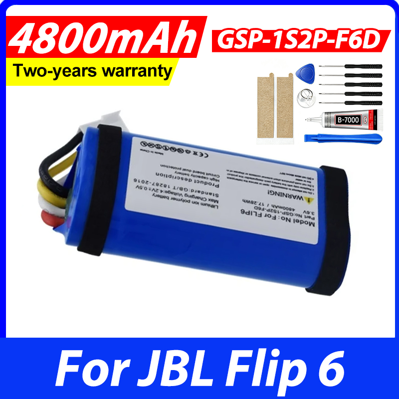 Batería de 4800mAh para JBL Fl - Jbl Speaker Flip 6 reseña y precio