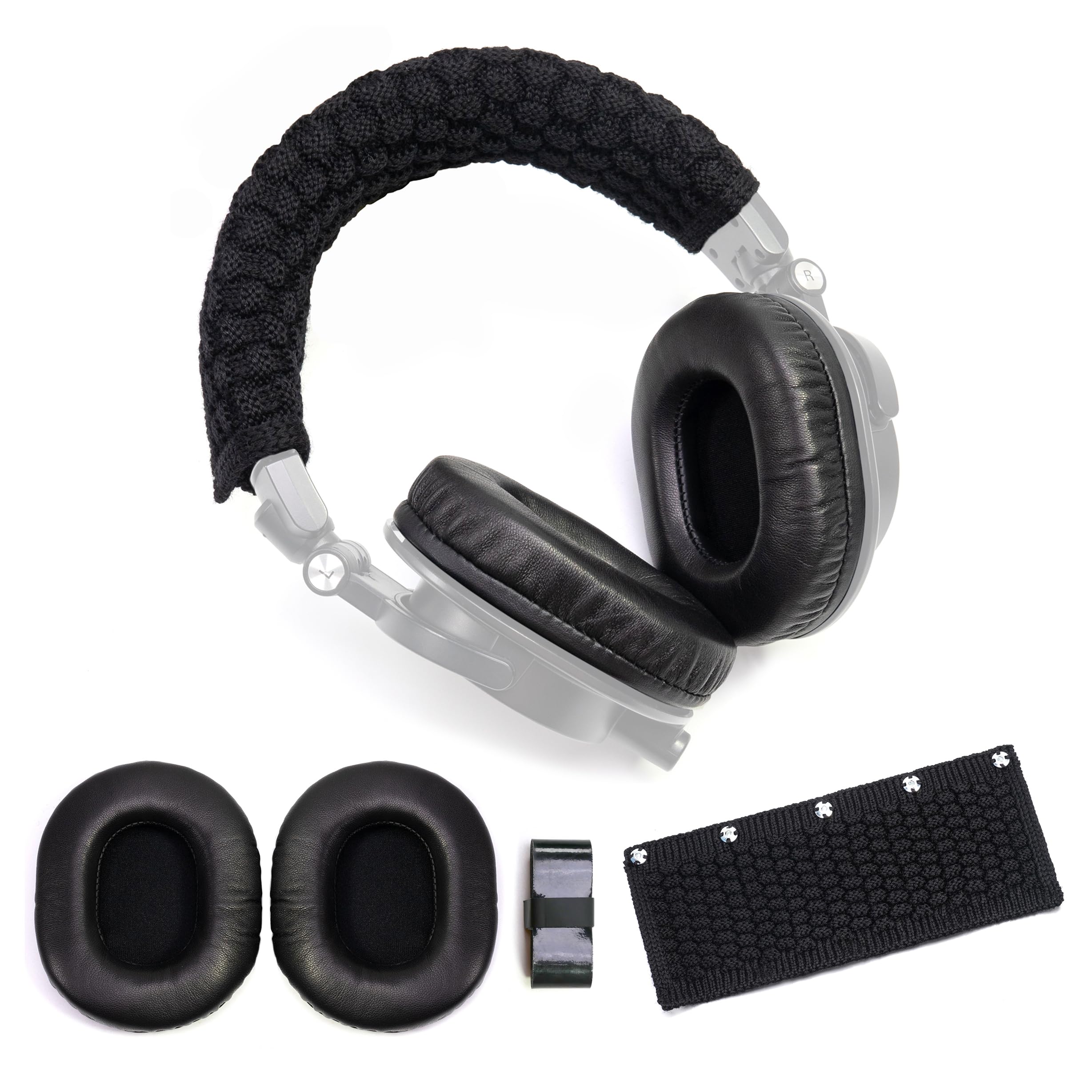 Almohadillas de piel de corder - Audio Technica Headphone Ath-M50X reseña y precio