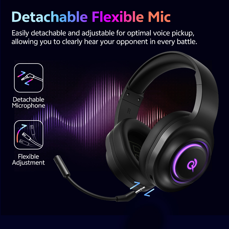 Auriculares para Juegos QCY He - Gaming Headset Rgb reseña y precio