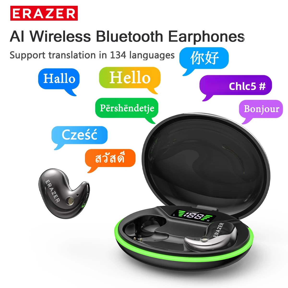 Audífonos Bluetooth Intrauditi - Earbuds Charging Case reseña y precio
