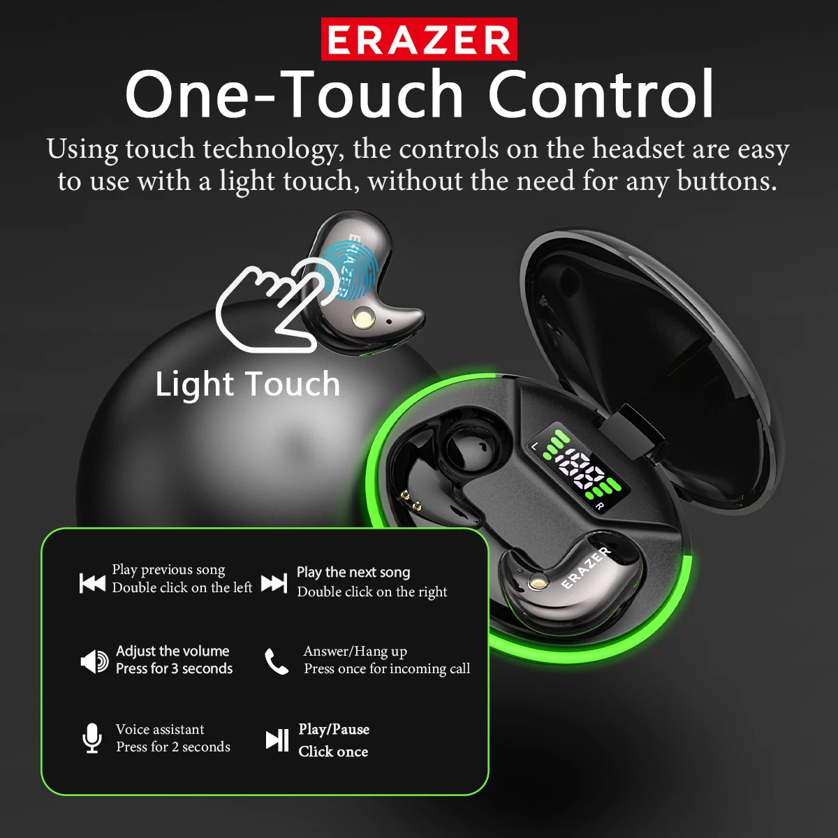Audífonos Bluetooth Intrauditi - Earbuds Charging Case reseña y precio