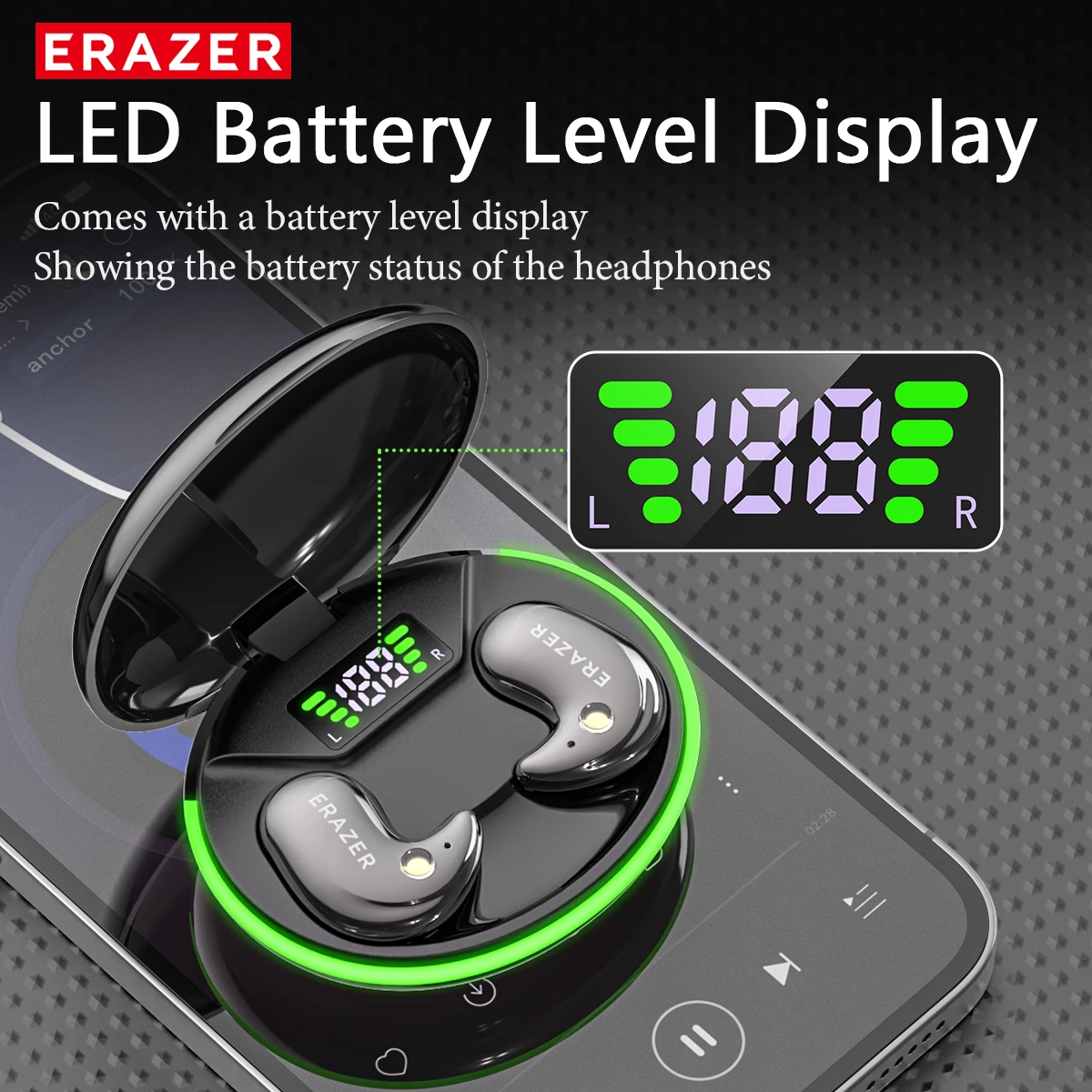 Audífonos Bluetooth Intrauditi - Earbuds Charging Case reseña y precio